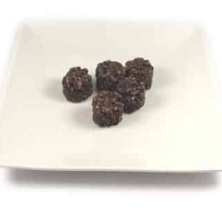 dark chocolate protein bites