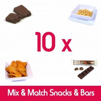 10 item mix and match snacks and bars