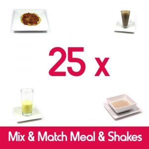 25 item mix and match shake bundle